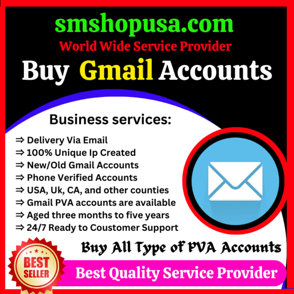 Buy Gmail Accounts (PVA & OLD) - Los Angeles in 2024